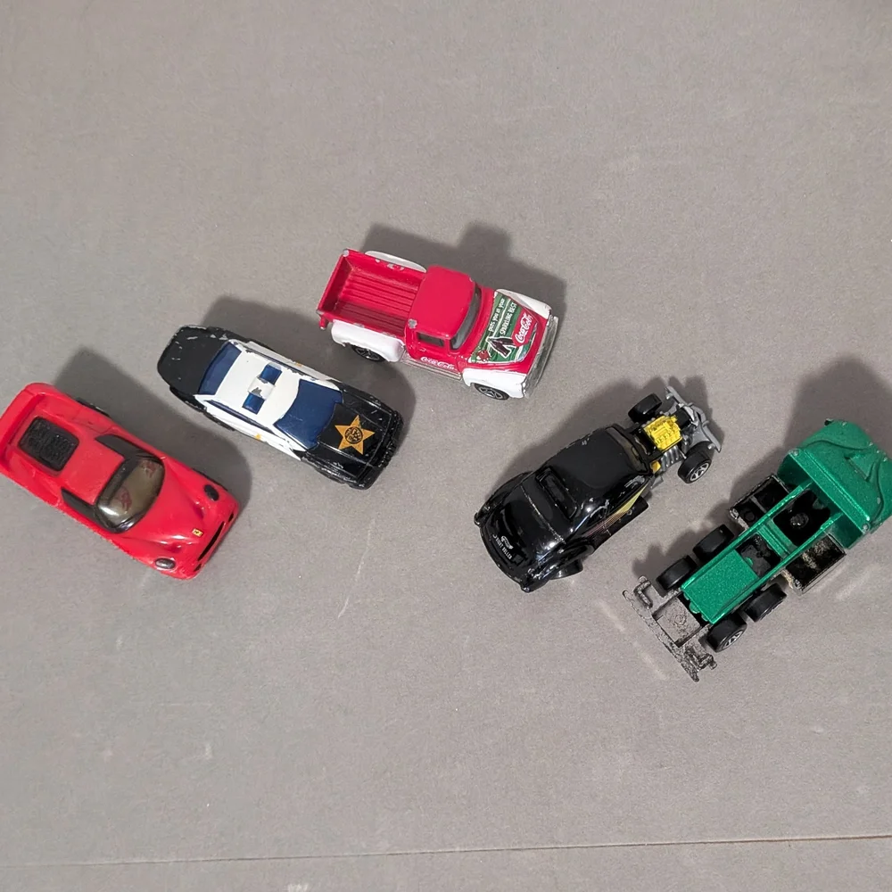 Lot Of 5 Vintage Matchbox Cars 90s W/ Wear & Tear